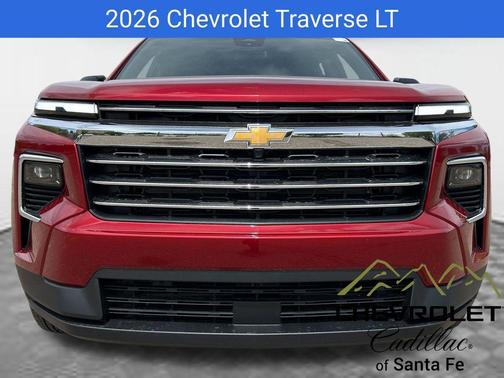 Radiant Red 2026 Chevrolet Traverse LT