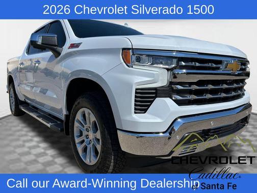 Polar White 2026 Chevrolet Silverado 1500 LTZ