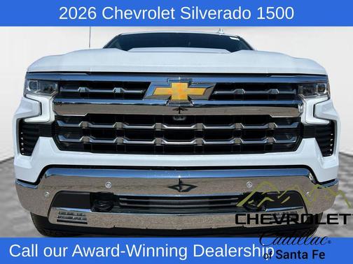 Polar White 2026 Chevrolet Silverado 1500 LTZ