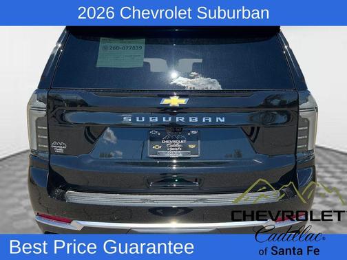 Black 2026 Chevrolet Suburban High Country