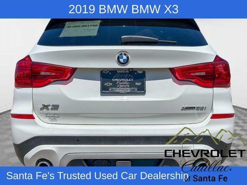 Alpine White 2019 BMW X3 xDrive30i