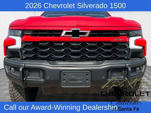 Red 2026 Chevrolet Silverado 1500 ZR2