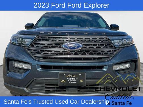 Blue Metallic 2023 Ford Explorer XLT