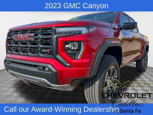 Volcanic Red 2023 GMC Canyon AT4