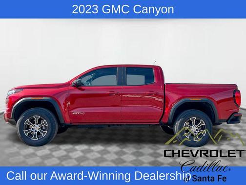 Volcanic Red 2023 GMC Canyon AT4
