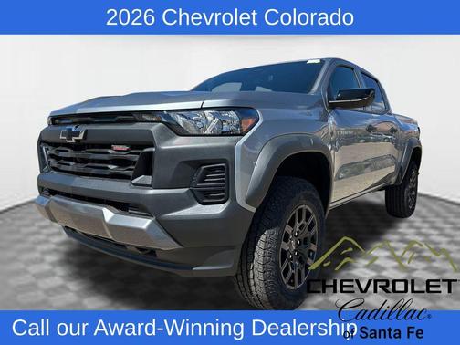 Sterling Gray Metallic 2026 Chevrolet Colorado Trail Boss