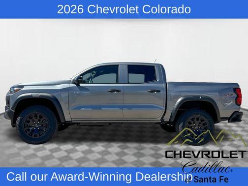 Sterling Gray Metallic 2026 Chevrolet Colorado Trail Boss