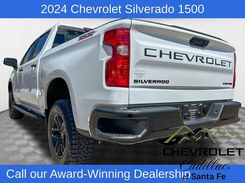 Summit White 2024 Chevrolet Silverado 1500 Custom Trail Boss
