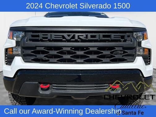 Summit White 2024 Chevrolet Silverado 1500 Custom Trail Boss