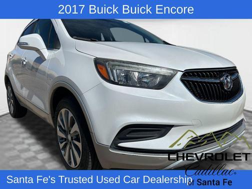 White Frost Tri-Coat 2017 Buick Encore Preferred