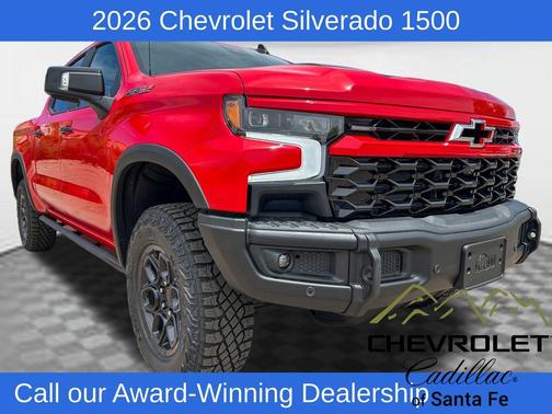 Red 2026 Chevrolet Silverado 1500 ZR2