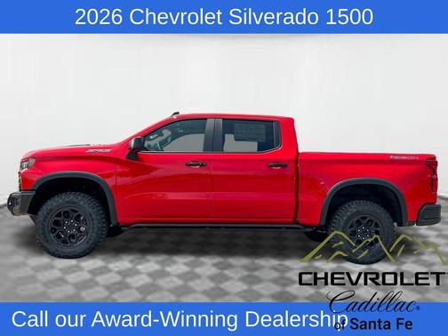 Red 2026 Chevrolet Silverado 1500 ZR2