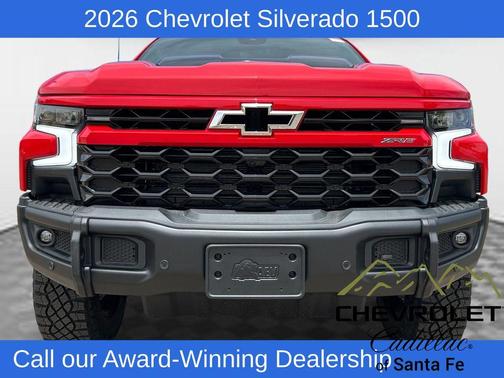 Red 2026 Chevrolet Silverado 1500 ZR2
