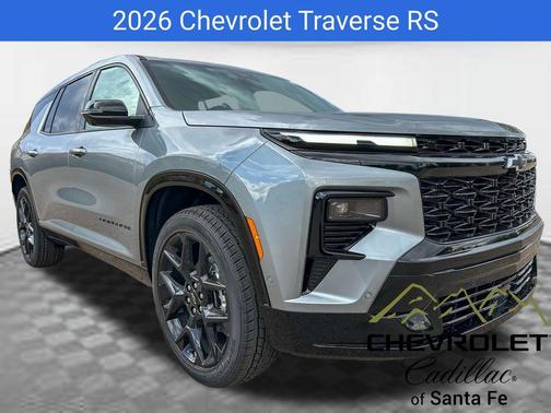 Sterling Gray Metallic 2026 Chevrolet Traverse RS
