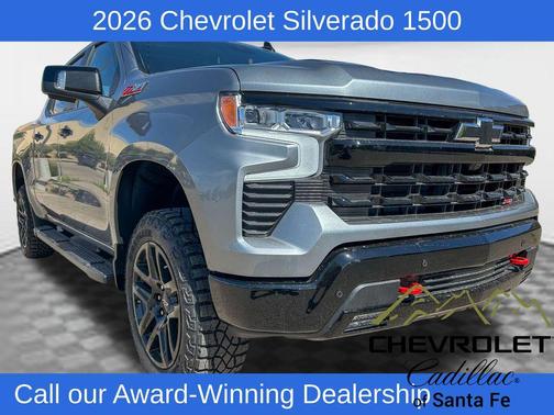 Sterling Gray Metallic 2026 Chevrolet Silverado 1500 LT Trail Boss