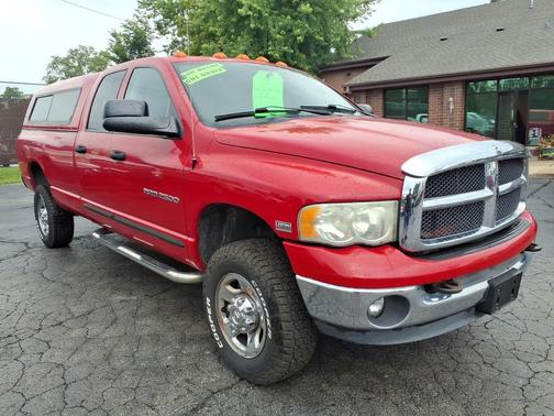 Red 2003 Dodge Ram 2500 SLT Quad Cab