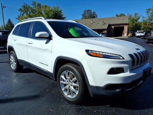 Bright White Clearcoat 2015 Jeep Cherokee Limited