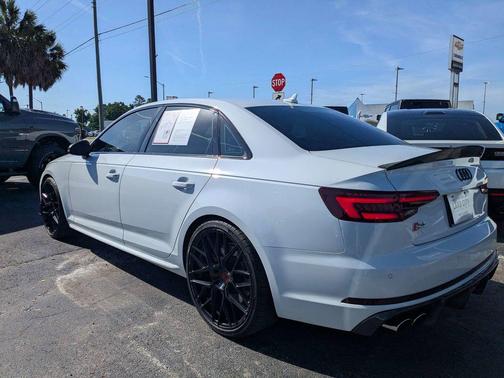 Glacier White 2018 Audi S4 3.0T Premium Plus