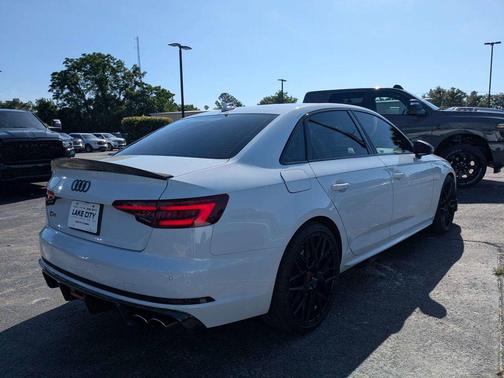 Glacier White 2018 Audi S4 3.0T Premium Plus