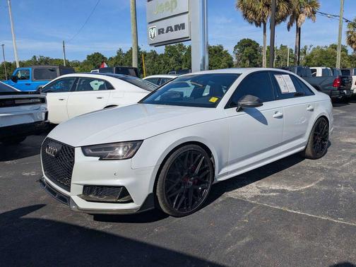 Glacier White 2018 Audi S4 3.0T Premium Plus
