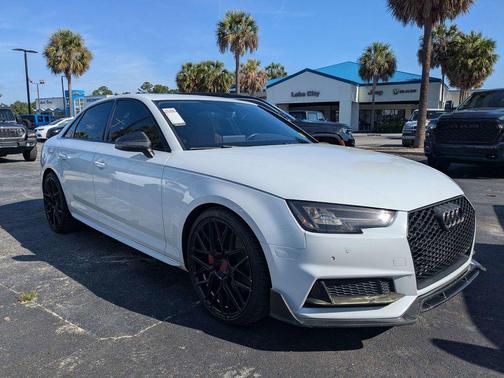 Glacier White 2018 Audi S4 3.0T Premium Plus
