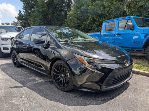 Midnight Black Metallic 2025 Toyota Corolla LE