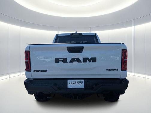 Bright White Clearcoat 2026 RAM 1500 RHO Crew Cab 4x4 5'7' Box