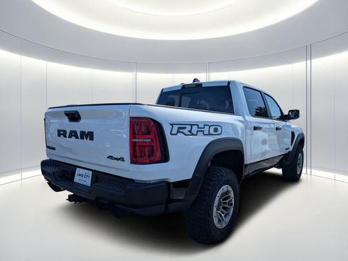 Bright White Clearcoat 2026 RAM 1500 RHO Crew Cab 4x4 5'7' Box