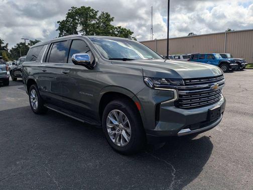 Silver Sage Metallic 2023 Chevrolet Suburban Premier