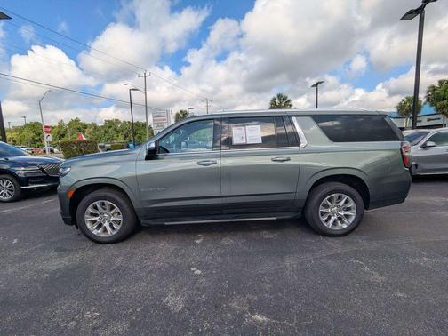 Silver Sage Metallic 2023 Chevrolet Suburban Premier