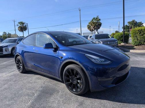 Deep Blue Metallic 2020 Tesla Model Y Long Range Dual Motor All-Wheel Drive