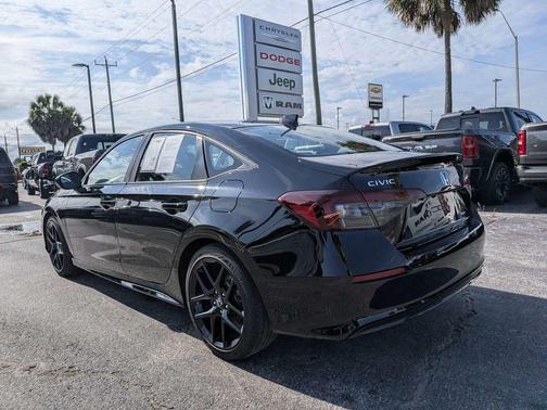 Crystal Black Pearl 2025 Honda Civic Hybrid Sport