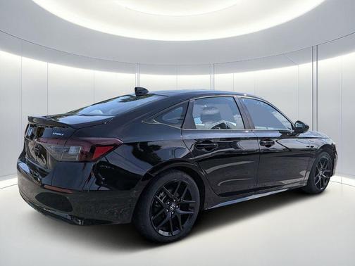 Crystal Black Pearl 2025 Honda Civic Hybrid Sport