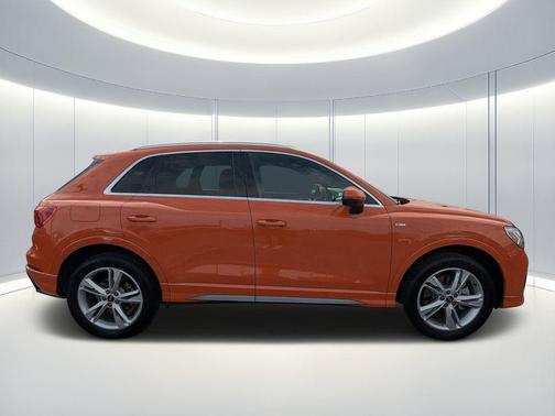 Pulse Orange 2022 Audi Q3 45 S line Premium Plus