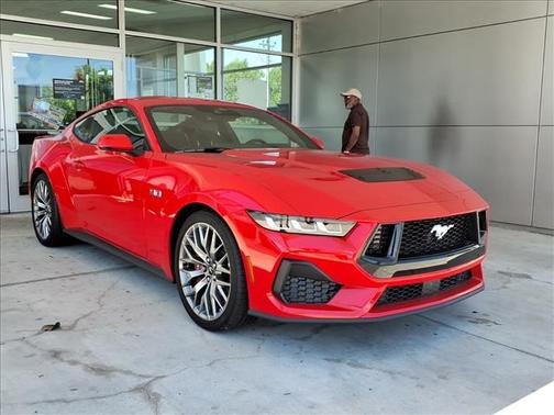 Red 2025 Ford Mustang GT Premium