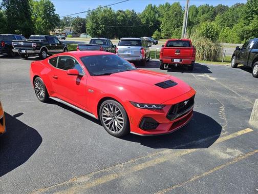 Red 2025 Ford Mustang GT Premium