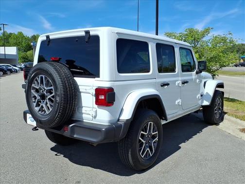 White 2025 Jeep Wrangler Sahara