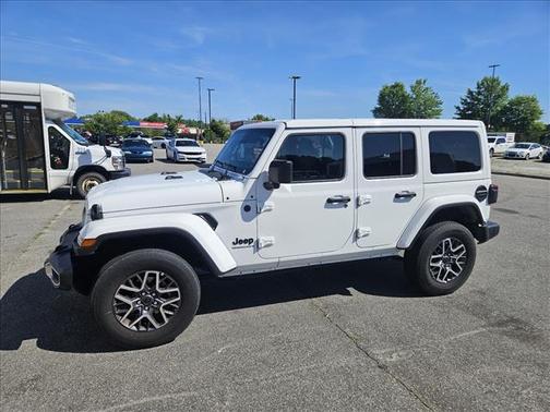 White 2025 Jeep Wrangler Sahara