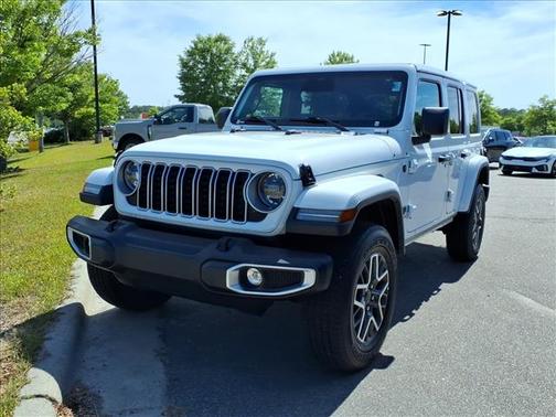 White 2025 Jeep Wrangler Sahara