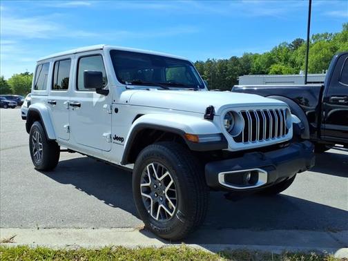 White 2025 Jeep Wrangler Sahara