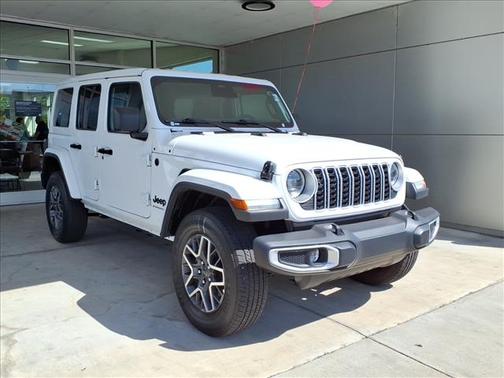 White 2025 Jeep Wrangler Sahara