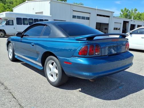 Blue 1998 Ford Mustang
