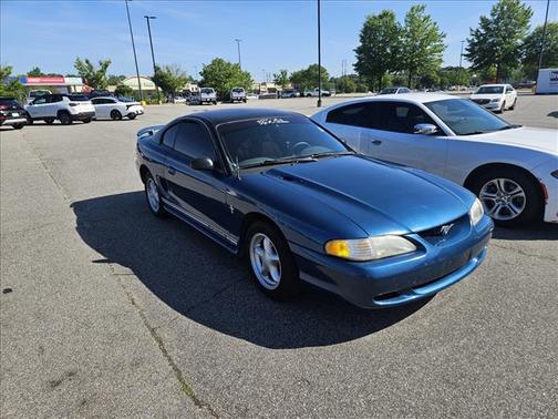 Blue 1998 Ford Mustang