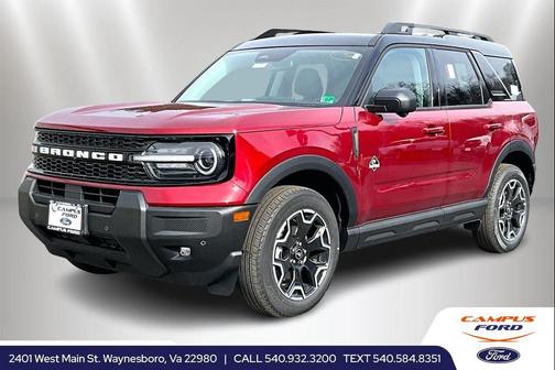 Ruby Red Metallic Tinted Clearcoat 2025 Ford Bronco Sport Outer Banks SUV