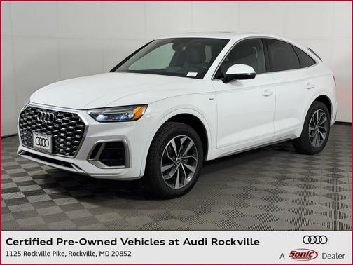 Ibis White 2022 Audi Q5 Sportback 45 S line quattro Premium