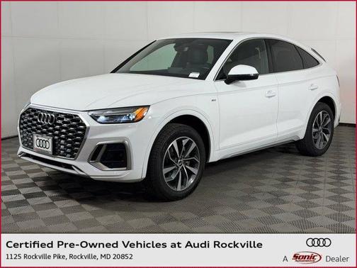 Ibis White 2022 Audi Q5 Sportback 45 S line quattro Premium