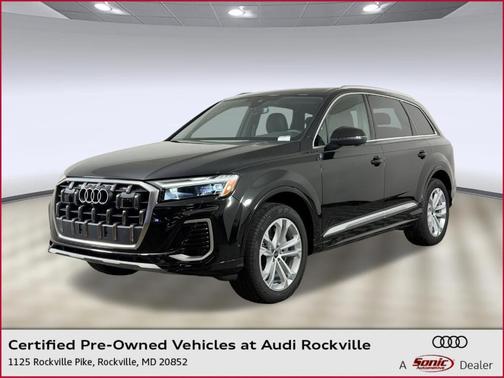 Mythos Black Metallic 2025 Audi Q7 45 Premium