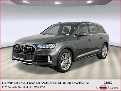 Samurai Gray Metallic 2021 Audi Q7 55 Prestige