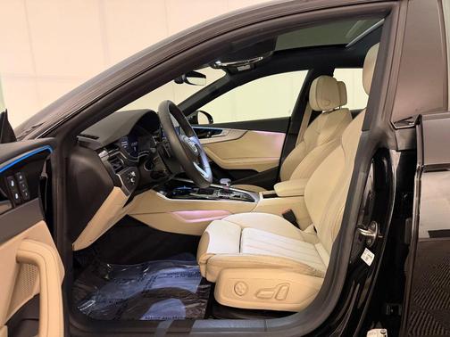 Mythos Black Metallic 2023 Audi A5 Sportback S line Prestige
