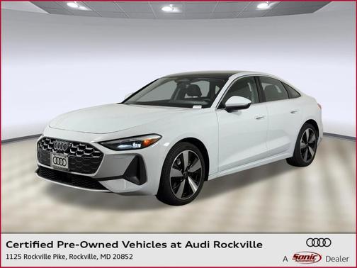 Glacier White Metallic 2025 Audi A5 2.0T quattro Premium